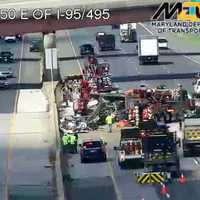 Truck Crash Shuts Down US 50, I-95 Ramp In Prince George’s County: ‘Extended Closure’