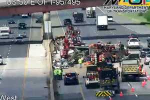 Truck Crash Shuts Down US 50, I-95 Ramp In Prince George’s County: ‘Extended Closure’