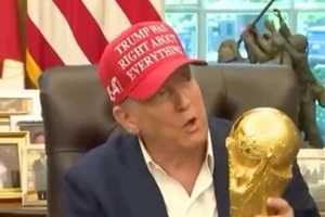 Trump Wants World Cup Gold For Oval Office Wall: ‘Can I Keep It?’