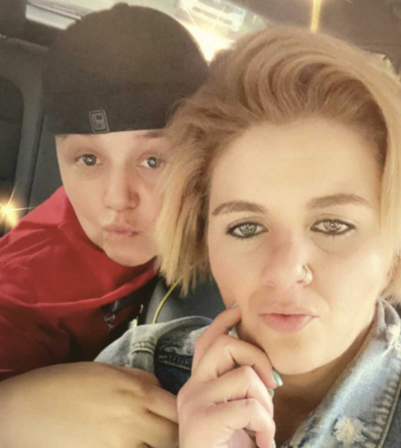 Kourtney Malinda Eutsey (front right) and Sarah Shipley (back left)