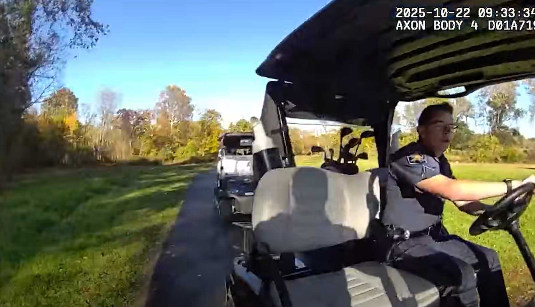 Members of the Harford County Sheriff's Office got creative and busted two minors on a golf course.
 
Members of the Harford County Sheriff's Office got creative and busted two minors on a golf course.
