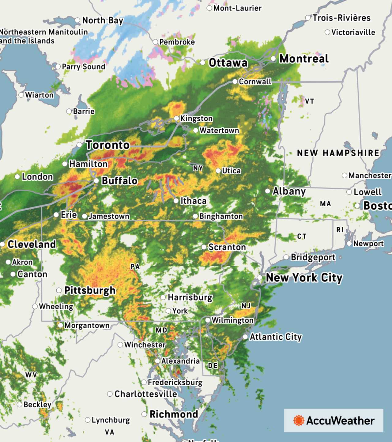A radar image showing the system moving through at around 8:30 a.m. Thursday, Oct. 30. A radar image showing the system moving through at around 8:30 a.m. Thursday, Oct. 30.