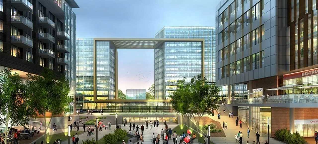 A mockup of the proposed FBI HQ in Greenbelt. A mockup of the proposed FBI HQ in Greenbelt.