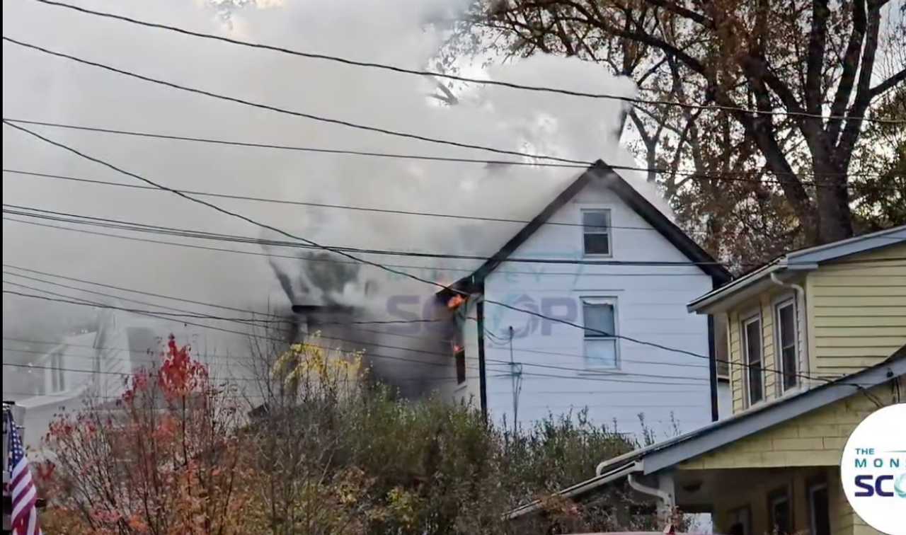 The scene of the fire at 24 West Broadway in Central Nyack. The scene of the fire at 24 West Broadway in Central Nyack. 