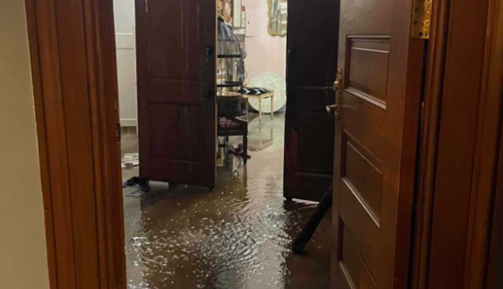 
The three-alarm fire tore through Hampden’s Historic Castle at Keswick, destroying Jill Andrew’s Bridal Atelier.
  

