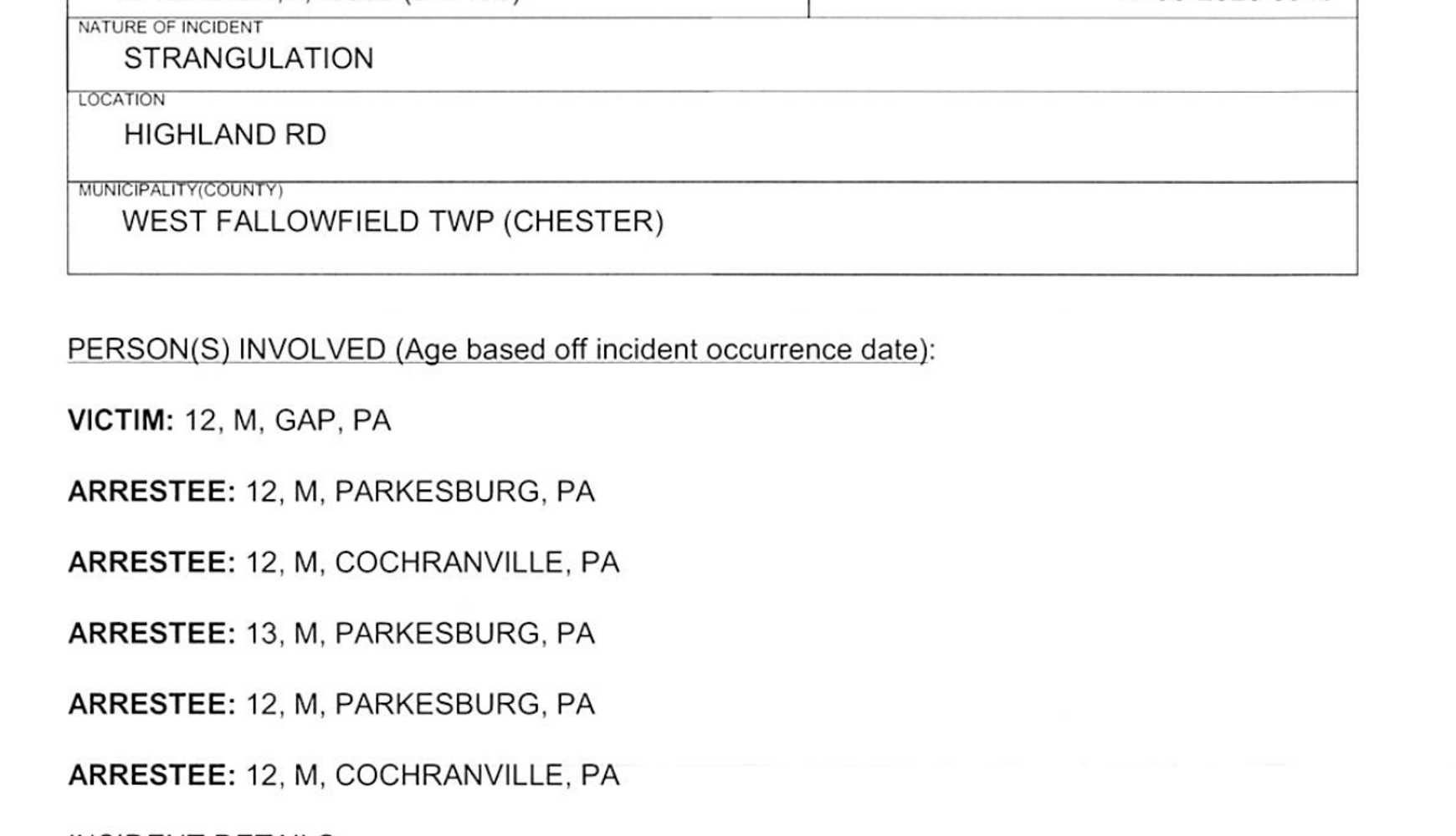 
The press release shared by PSP publicly about the incident. 

