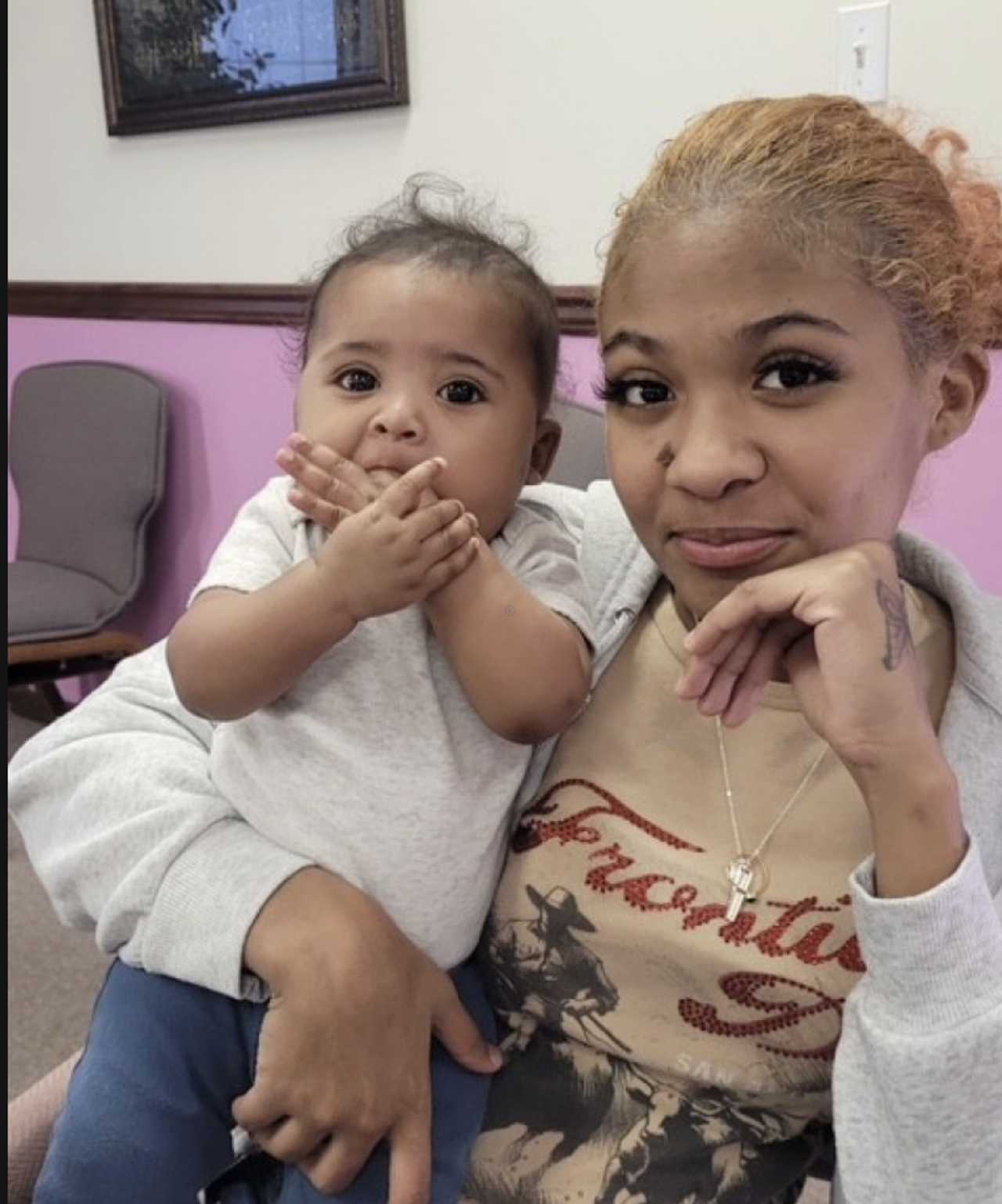 Roxanne Rodriguez and her 5-month-old daughter Milanne.