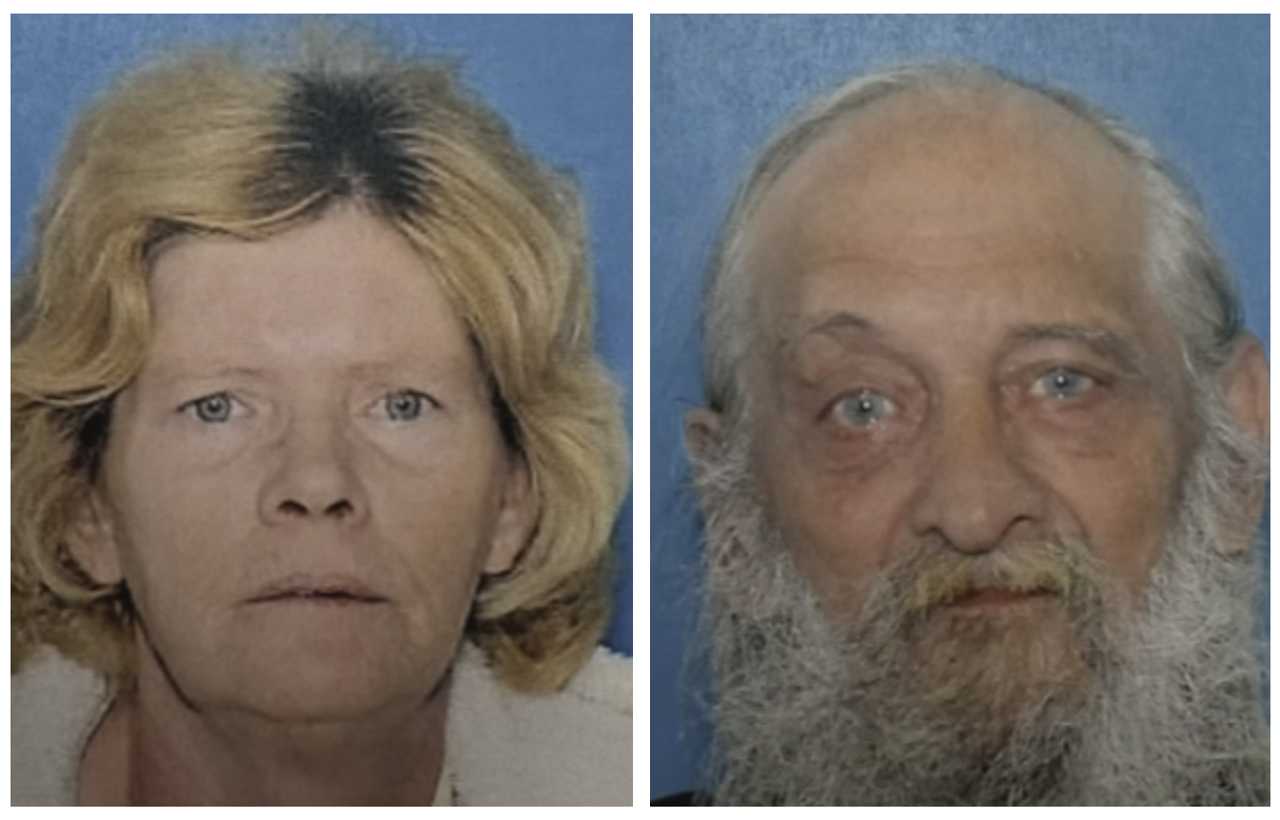 Debbie and Jame Bebout are wanted after investigators say they lived with the decomposing body of Michael Bebout for months in their Pennsylvania home, police say. Debbie and Jame Bebout are wanted after investigators say they lived with the decomposing body of Michael Bebout for months in their Pennsylvania home, police say.