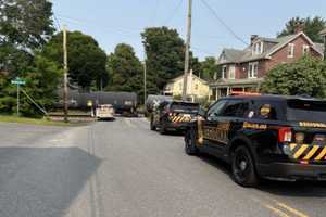 Norfolk Southern Train Slams Into Truck Hauling Farm Equipment In Central PA: Police