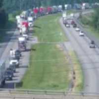 Tractor-Trailer Hits Overpass On I-81, Spilling Target Merch: PennDOT