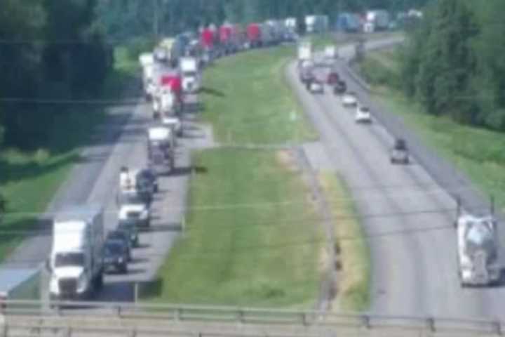 Tractor-Trailer Hits Overpass On I-81, Spilling Target Merch: PennDOT