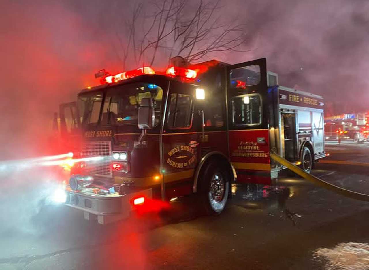 A West Shore Fire Department engine 