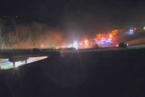 Fiery I-81 Crash Kills 1, Shuts Down Highway Under 581 Flyover In Central PA For Hours