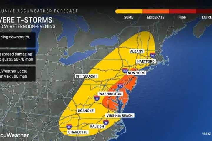 Here's Timing For Severe Storm System With Damaging Winds, Drenching Downpours