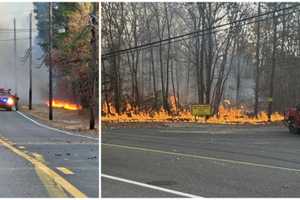 300-Acre Wildfire Forces Evacuations From 15 Jackson Township Homes, Firefighters Say