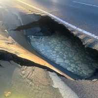 Expect Heavy Traffic In Haverhill, Methuen After Water Main Bursts Causes I-495 Sinkhole: DOT