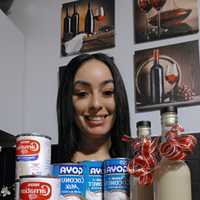 <p>Glendy Garcia gets ready to make her famous Coquito</p>