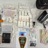 <p>Some of the drugs that were seized during the search. </p>