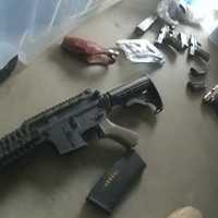 <p>Weapons recovered in Maryland.</p>