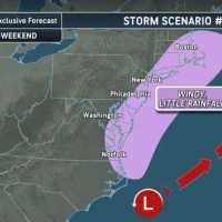 <p>A farther-offshore track could leave coastal areas windy but with little rainfall late this week and into the weekend.</p>