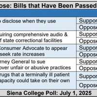 <p>Support/Oppose: Bills that have been passed by the legislature</p>