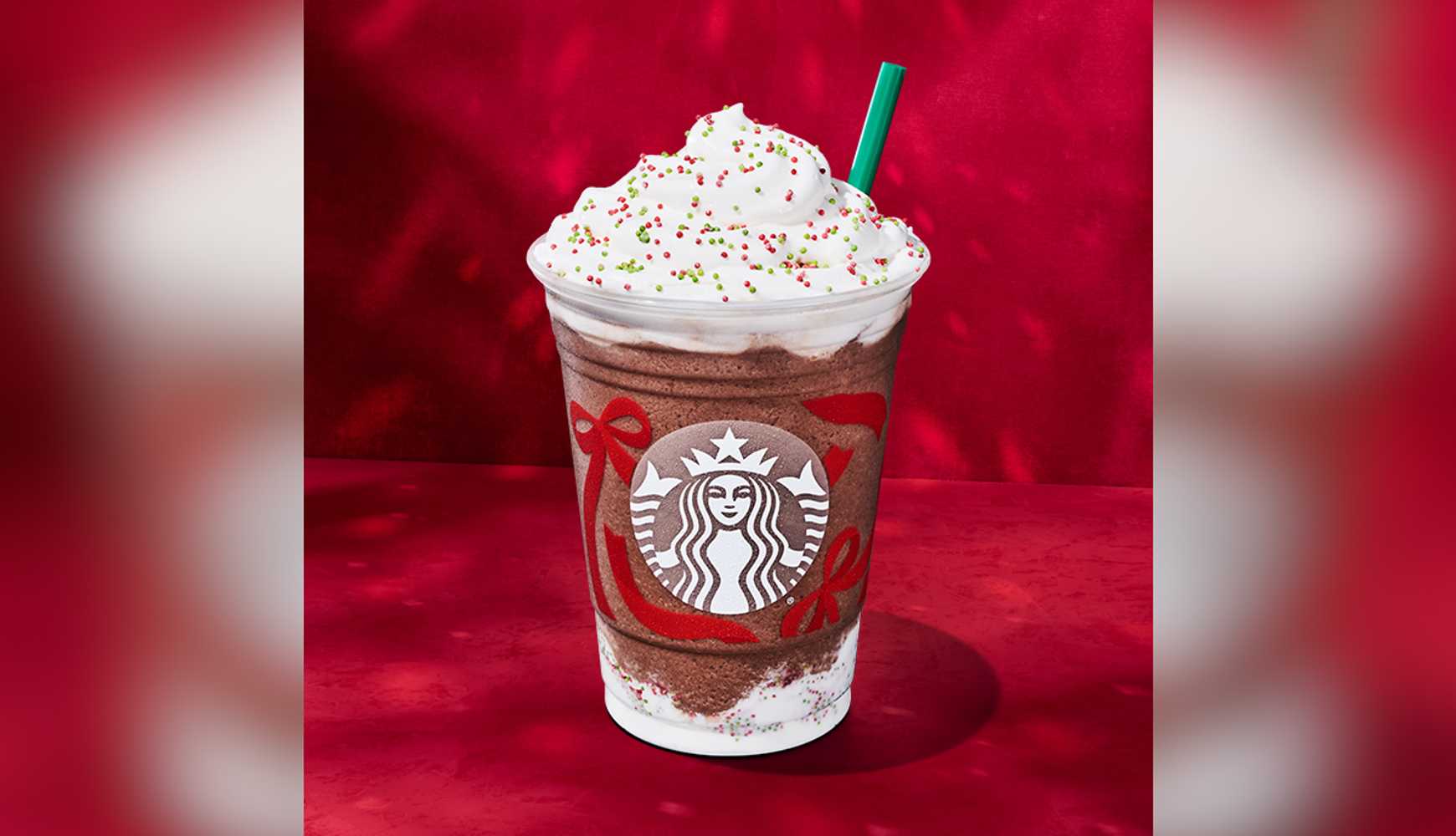 
Starbucks unveiled its Target-exclusive Frozen Peppermint Hot Chocolate in November 2025.
