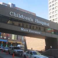 <p>The main entrance of Boston Children's Hospital.</p>