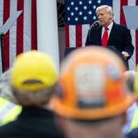 <p>President Donald Trump announced sweeping tariffs in the Rose Garden at the White House on April 2, 2025.
  
</p>