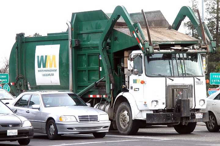 Waste Management garbage truck