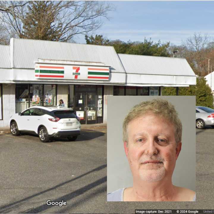 The suspect, Andrew Malitzis, of Old Bethpage; and the 7-Eleven in Farmingdale.