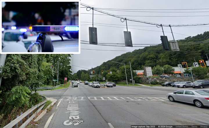 The incident happened on the Saw Mill River Parkway in Dobbs Ferry near Lawrence Street, police said.