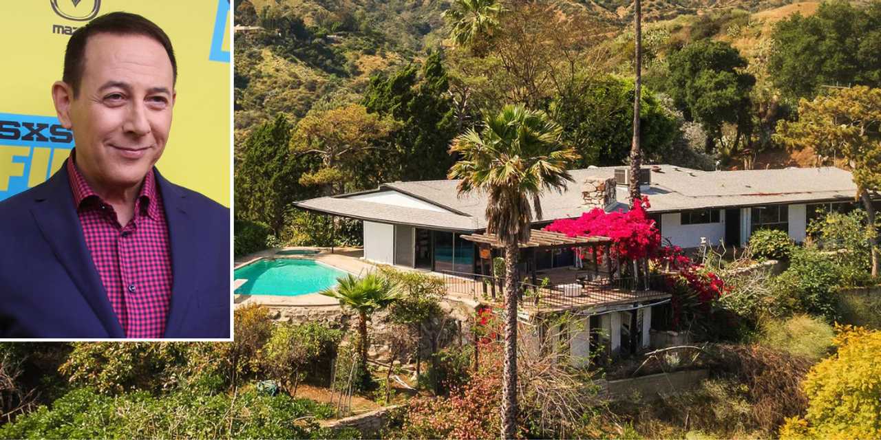 The Hollywood estate of late actor Paul Reubens hit the market for $4.9 million. 