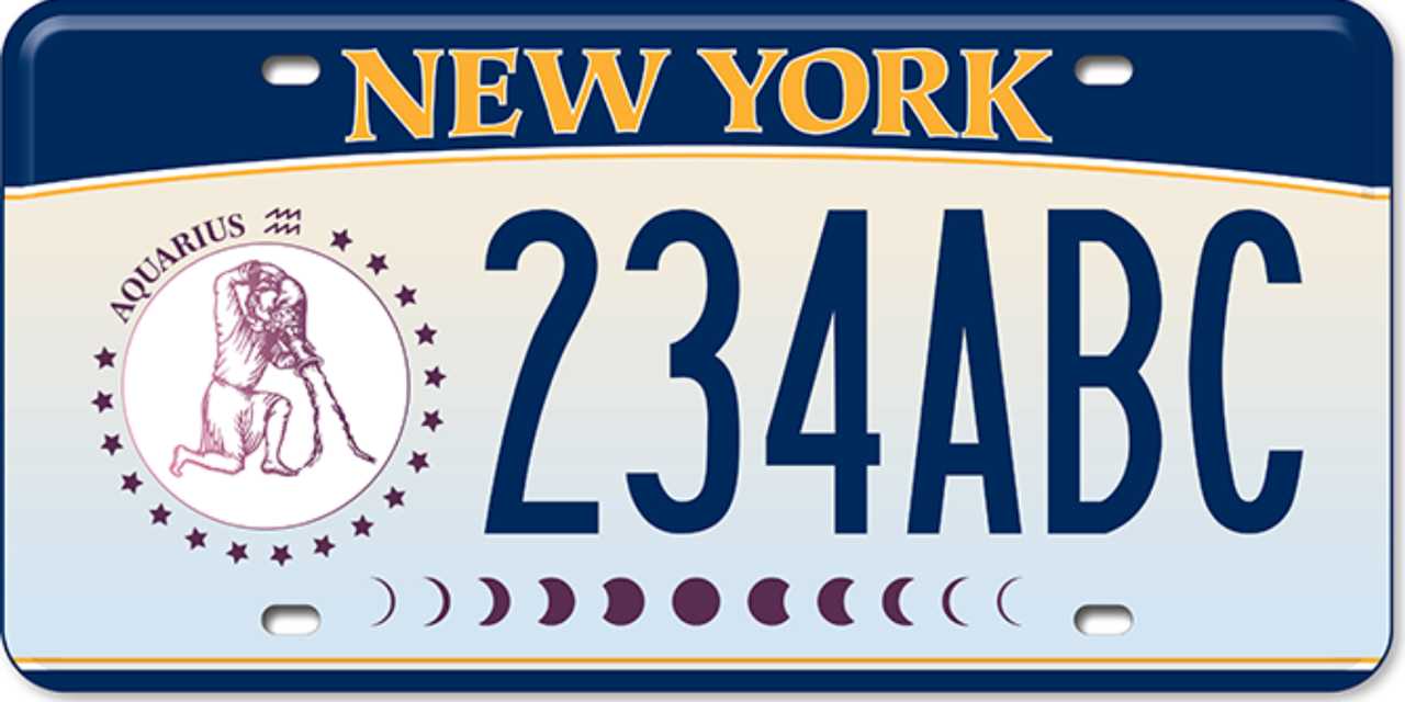 What's Your Sign? Zodiac License Plates Unveiled By New York DMV