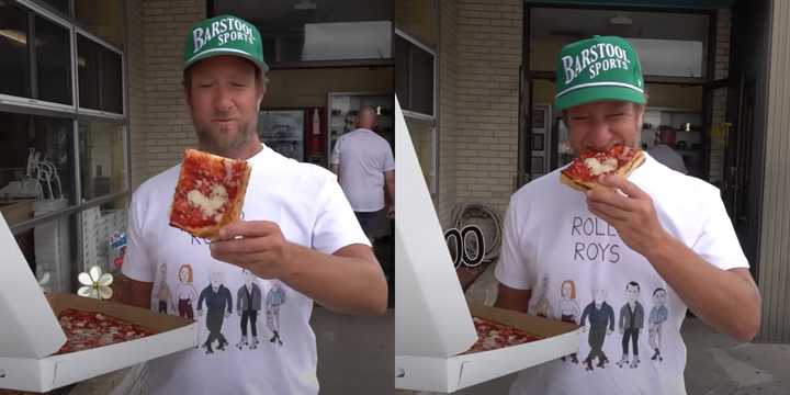 Dave Portnoy tries Tripoli Pizza &amp; Bakery in Lawrence.