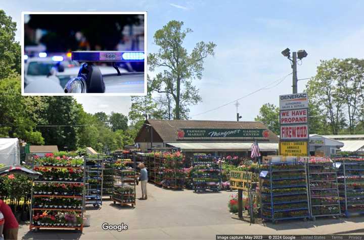 The burglary happened at Mangone's Garden Center in Mamaroneck.&nbsp;