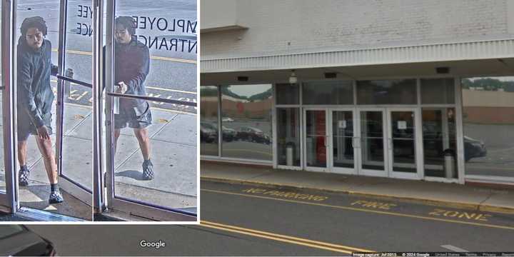 A man suspected of stealing cash from the Macy's store at Green Acres Mall in Valley Stream on Sunday, July 21. 