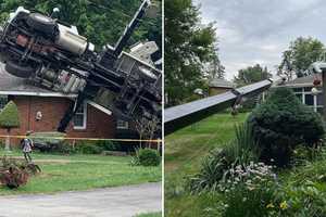 Crane Falls Onto House In Capital Region