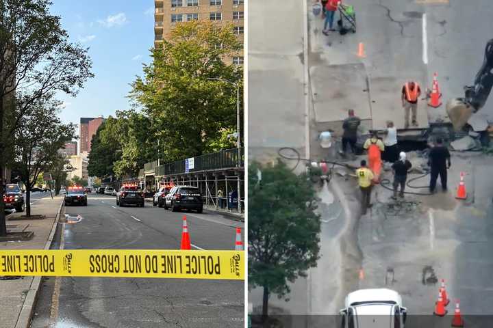 Water Main Break Compromises Stretch Of Busy Westchester Road, Causes Closure