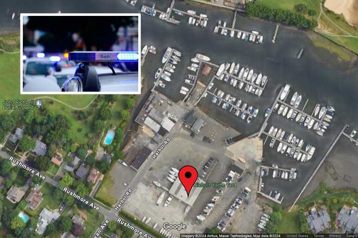 The collapse happened at Nichols Yacht Yard in Mamaroneck.&nbsp;