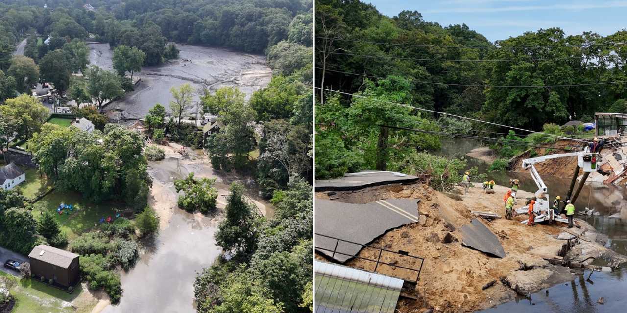 Suffolk County suffered widespread flood damage following a slow-moving storm system that impacted parts of New York and Connecticut on Sunday, Aug. 18. 