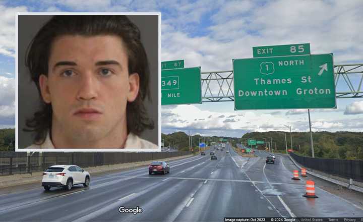 New London resident&nbsp;Billy Ray Goff, age 26, is accused of causing a four-vehicle crash on the Gold Star Bridge in Groton, police said.