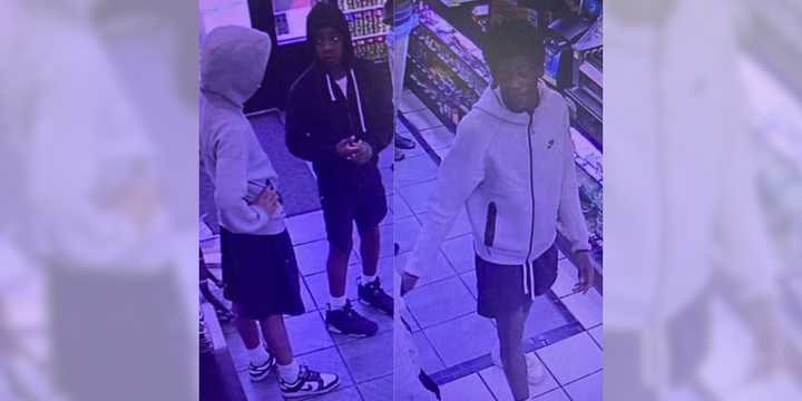 Surveillance footage of the suspects.