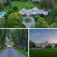 <p>A view of the estate, located in Darien on Hollow Tree Ridge Road.&nbsp;</p>