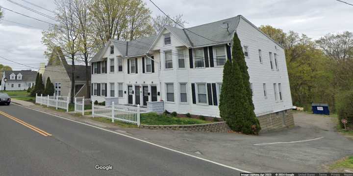 The apartment building on Seaside Avenue in Milford.