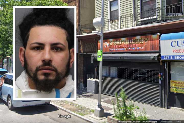 Yonkers resident Carlos Villanueva, age 31, was charged in the shooting, which happened in front of Go Sports Bar &amp; Lounge in Yonkers at 289 South Broadway, police said.