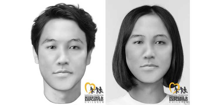 Facial reconstruction images of one of the Gilgo Beach serial killing victims.