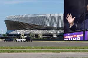 Trump Rally: False Report Of Bomb Outside Nassau Coliseum Amid Heightened Security Concerns