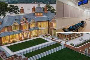 $50M Waterfront Estate With Bowling Alley, Wine Cellar Hits Market On Long Island