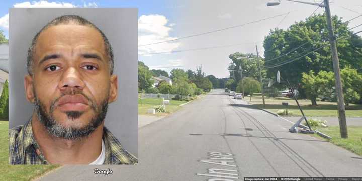 Christopher Brown, age 37, is accused of injuring a Suffolk County Sheriff's deputy while fleeing a traffic stop on Lincoln Avenue in Bohemia early Saturday, Sept. 28.