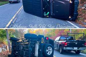 Car Rolls Over On Road In Mahopac, Causes Temporary Closure